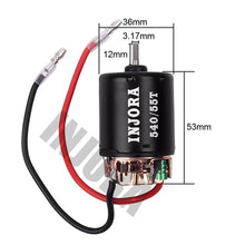 INJORA RC Car 540 Brushed Motor 35T 45T 55T for 1:10 RC Crawler Axial SCX10 90046 Traxxas TRX4 RCW4D D90 MST Tamiya CC01