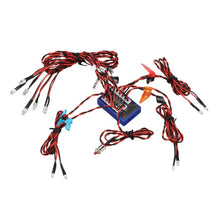 2019 NEW 12 Ultra LED Flashing Bright Light Strobe Lamps Kit System for 1/10 1/8 RC Drift HSP TAMIYA CC01 4WD Axial SCX10 RC Car