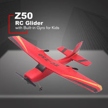 Z50 2.4G 2CH 350mm Micro Wingspan Remote Control RC Glider Airplane Plane Fixed Wing EPP Drone with Built-in Gyro for Kids
