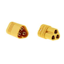 2pair AMASS MT60 3.5mm 3 pole Bullet Connector Plug Set For RC ESC to Motor