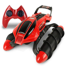 RC Stunt Tank Nitro Remote Control Car Caminhao De Controle Remoto Driving OnWater and Land Amphibious Electric Toys Children