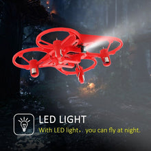 Mini RC Quadcopter Infrared Controlled Drone 2.4GHz Aircraft with LED Light Birthday Gift for Children Toys Mini Drones