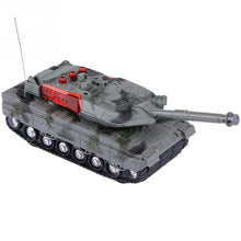 Electric RC Tank 4 Channels Remote Control High Simulation Battle Tank Model Toys For Boys Children Christmas Gift