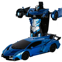 RC Car Transformation Robots Sports Vehicle Model Robots Toys Cool Deformation Car Kids Toys Gifts For Boys