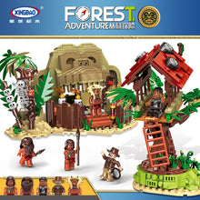 XINGBAO LegoEDS Forest Adventure Series Assembly Forest Survival Model Building Kit Stacking Blocks Bricks Kids Educational Toys