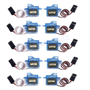 10pcs/lot Mini 3.7g Micro Servo RC plane Helicopter Boat Car Trex 250+Free shipping
