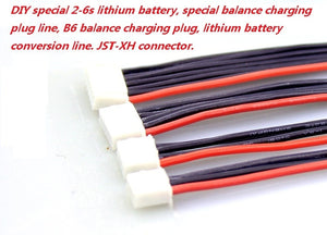 10Pcs/lot 2s 3s 4s 5s 6s LiPo Battery Balance Charger Plug Line/Wire/Connector 22AWG 100mm JST-XH Balancer cable