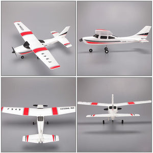 1:28 Cessna-182 Remote Control Propeller Airplane 3-Channel Fixed Wing RC Aircraft Outdoor Park Parent-child Glider Plane Toys