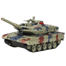 1:24 2.4G Remote Control Battle Tank Fortress 350° free Rotation Gun Tube up and Down 20° Free Adjustment Military Tank Model