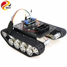 PS2 Joystick Control Shock Absorper Smart Robot Tank Chassis with Dual DC Motor+UNO Board+Motor Driver Board for DIY Project