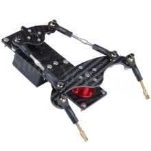 Carbon Fiber Servo Rudder Tray Mount Self Adjusting Futaba JR Kit With Offset Bellcrank Accessories for 20-50cc RC Scale Plane