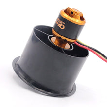 QX-MOTOR QF2611 3500KV 4500KV Brushless Motor with 55mm 64mm 6 Paddle EDF Ducted Fan for RC Drone Ducted