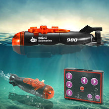 Mini Micro-Radio Remote Control RC Submarine Ship Boat With Led Light Toy Gift