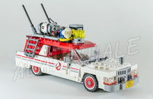 586pcs Ghostbusters Ecto-1 & 2 Movie Police cars 16032 Figure Building Blocks Assemble Children Toys Compatible With Lego