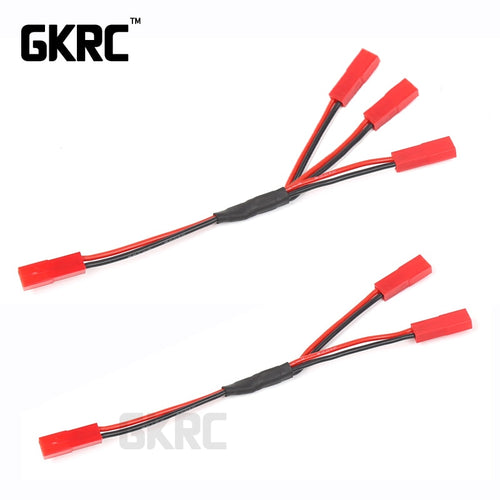 Gkrc Three In One Cable Esc Power Supply External Wiring Jst For 1/10 Rc Crawler Car Defender Traxxas Trx4 Tactical Unit Bronco