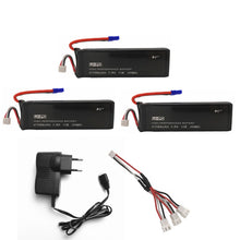 Original Hubsan H501S battery 7.4V 2700mAh 10C For H501S H501C X4 RC Quadcopter Battery with 1 In 3 Cable and USB Charger Set