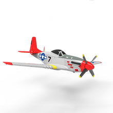 Volantex RC 768-1 Mus&tang P51D 2.4Ghz 6CH 750mm 29.5 In Red Wingspan EPO Warbird RC Airplane RTF & 7040 Propeller Kids Toys