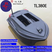 Professional Auto Return GPS Sonar Bait boat Fishing Finder TL-380E GPS Auto Cruise Wireless Control RC Fishing Boat VS JABO 5CG