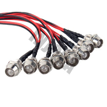 INJORA 4/8 LED Lights Red White Color for 1:10 RC Car Traxxas Tamiya HSP HPI RC Rock Crawler Axial SCX10 D90