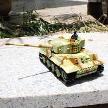 Hot Selling Mini Radio Remote Control Tank RC German Military Tiger Tank with Sound Light Toy For Childs