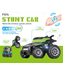 Wireless RC cars Auto 2.4G Tumbling Stunt Dump Truck Watch Remote Control Stunt Car rc car drifting truck Radio-controlled cars