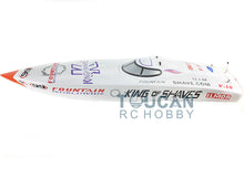 G26IP1 ARTR Gasoline 26CC-Clutch Engine RC Racing Boat Deep-V Shaft Rudder White TH02721