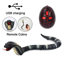 Novelty 1Pcs RC SnakeTerrifying Toy Plastic Infrared Funny Remote Control Snake Rattlesnake Mischief Christmas Gift Furniture