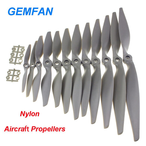 4pcs/lot Gemfan Apc Nylon Propeller 5x5/6x4/7x5/8x4/8x6/9x6/10x5/10x7/11x5.5/12x6/13x6.5/14x7 Props For RC Model Airplane
