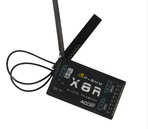 Free Shipping FrSky X8R 2.4G S.Port 8/16ch Telemetry Receiver X8R for Taranis X9D X9D PLUS- PCB Antenna
