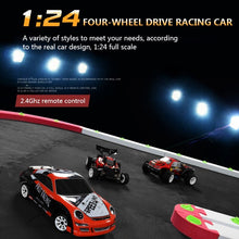 Wltoys A202 remote control car 1:24 electric 4wd remote control car 2.4G remote control desert off-road vehicle drift speed 35km