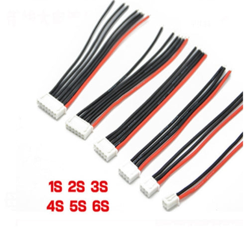 5pcs/lot 2S 3S 4S 5S 6S Balance Lipo Battery Charger Cable Wire Lead Extension New Charged Cable Lead Cord