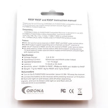 Corona 2.4G R8SF 8CH S-FHSS/FHSS compatible receiver Used for FUTABA S-FHSS T6j T6K T8J T10J 14SG 16SZ 18MZ 4PLS remote control