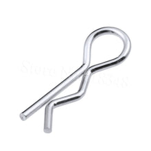 50pcs Large RC Body 1/8 Clips Pins Metal For Truck Buggy 1:8 Shell Spare Parts Fit 1/5 Baja