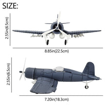 1 PCS Assembly Aircraft Model Kit Toys for Boys Military F4U Corsair Fighter 4D Model DIY Building Blocks Educational Toy Gifts