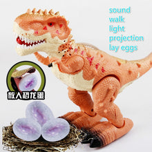 New Electric Dinosaur Walking Tyrannosaurus Rex Toy Moving Walking Dinosaur Electric Dinosaur Lay Eggs Kid Gift
