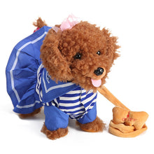Toy Robot Dog For Kids Intelligent Control Dog Rc Robots Animals New Year Gifts Electronic Teddy Toy Dog That Walks Barks blue