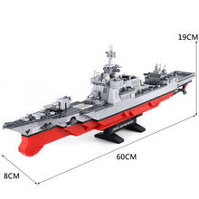 Xingbao Military War Battle Ship Cruiser Building Blocks Bricks Model Set Weapons Educational Toys Creator Children Gift