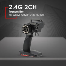 2.4G 2CH Transmitter Remote Control Radio Spare Parts for RC Car 1/12 Wltoys 12428/12423 4WD Crawler Right Hand Mode
