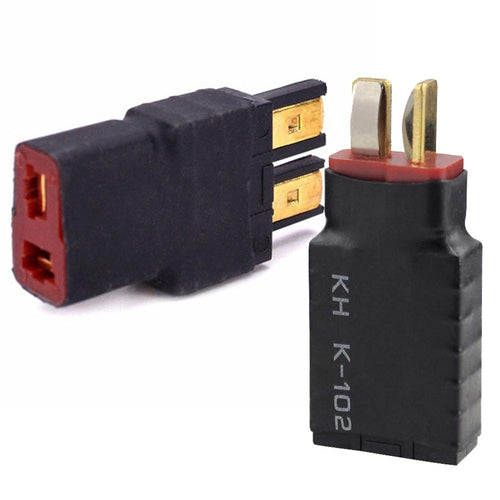 1PC Male T-Plug Deans To Female TRX Traxxas Connector Adapter Conversion Plug For RC Battery ESC & Charger