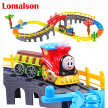 Kids Toy Train building construction toys electric train toy set boy toys model train railway tracks gift for children free ship