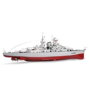 Hot 71cm 1:360 RC Military Battleship RC Cruiser Warship Toy Control Military RC Boat Destroyer Model Toys Best Gifts - US Plug