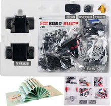 DIY puzzle assembly remote control car toy 8008 electric childrren building block educational parent-child interactio toy model