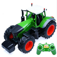 RC Truck Farmer car Tractor 2.4G Remote Control Trailer Dump/Rake 1:16 High Simulation Scale Construction Vehicle Children Toy