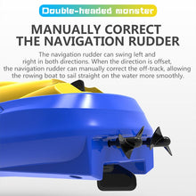 H128 Rc Boat 1/47 2.4GHz Remote Control Speed mini Boat Dual Motors 15km/h 20minutes Fligt Time RC Ship Speedboat Electric Toys