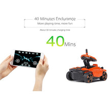 Attop Rc Tank With Hd Camera Wifi Fpv 0.3Mp Camera App Remote Control Tank Rc Toy Phone Controlled Robot