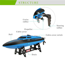 Skytech H100 2.4G High Speed RC Boat Remote Controlled 180 Degree Flip 26-28KM/H Electric Submarine Racing Toy Ships