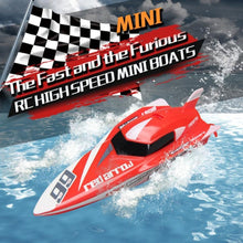 3312M 2.4GHz RC Ship Boat 4 Channels High Speed Mini Racing Boat Waterproof Rechargeable Speedboat Children Toy