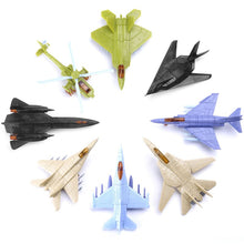 Mini Assemble Aircraft Building Blocks Toy for Children Fighter F-35 Military Model Kits Educational Toys Random No-repeat