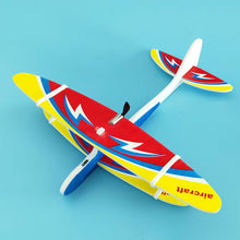 Electric Plane LED EPP Foam Airplane Hand Launch Throwing Glider Aircraft Model Outdoor Kids Educational Toy Children Adult Gift