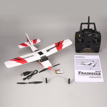 VOLANTEX V761-1 2.4Ghz 3CH Mini Trainstar 6-Axis Remote Control RC Airplane Fixed Wing Drone Plane RTF for Kids Gift Present